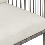Borneo - Outdoor Dining Chair - White / Dark Gray