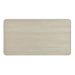 Pavilion - Powder Coated Metal Rectangle Outdoor Coffee Table With Sintered Stone Table Top - Natural