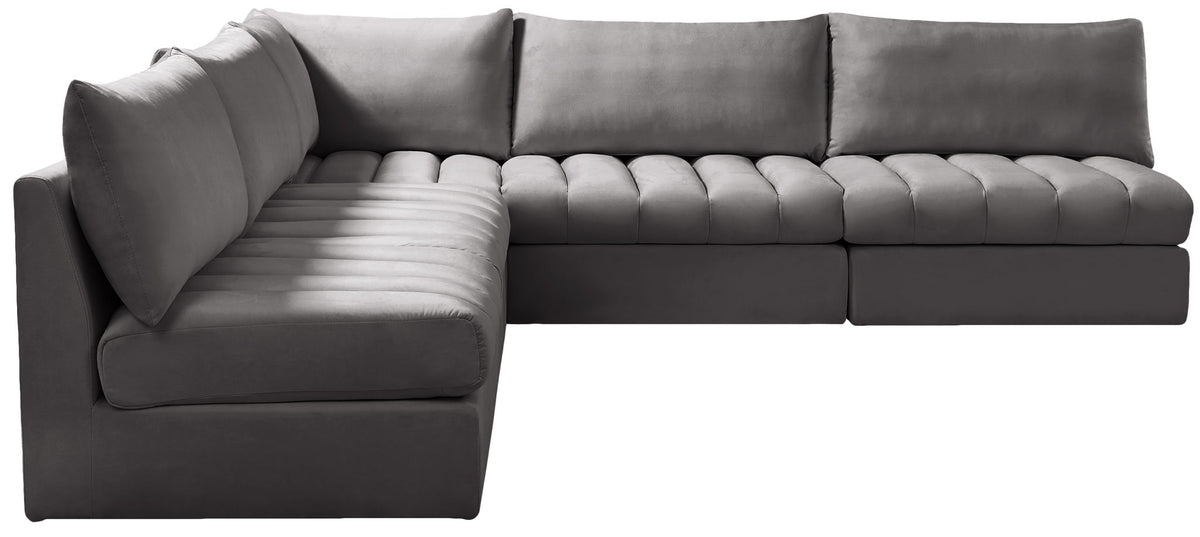 Jacob - Modular Corner Armless Sectional 5 Piece