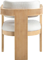 Sacha - Linen Dining Chair With Natural Base (Set of 2)