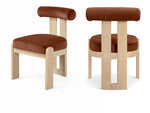Arienzo - Performance Fabric Upholstered Dining Chair (Set of 2) - Natural Base