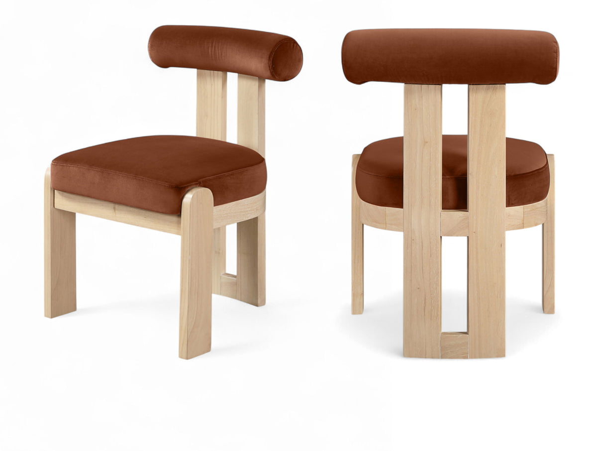 Arienzo - Performance Fabric Upholstered Dining Chair (Set of 2) - Natural Base