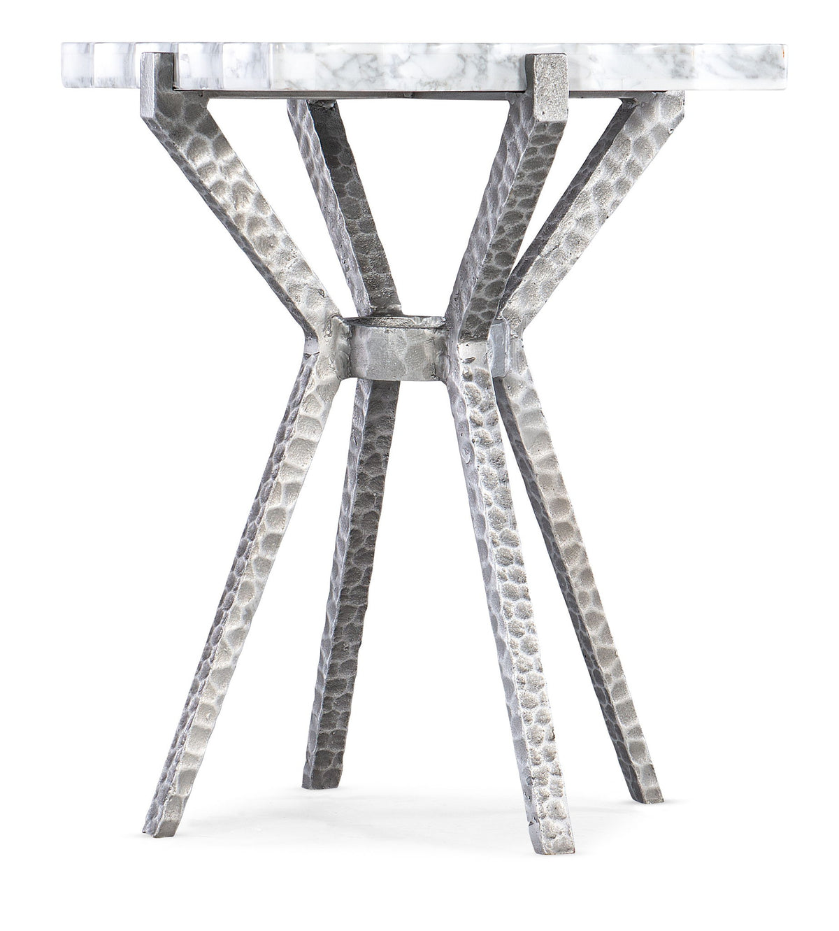 Melange - Glendon Side Table - Silver