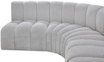 Arc - Boucle Fabric 8 Piece Modular Sofa