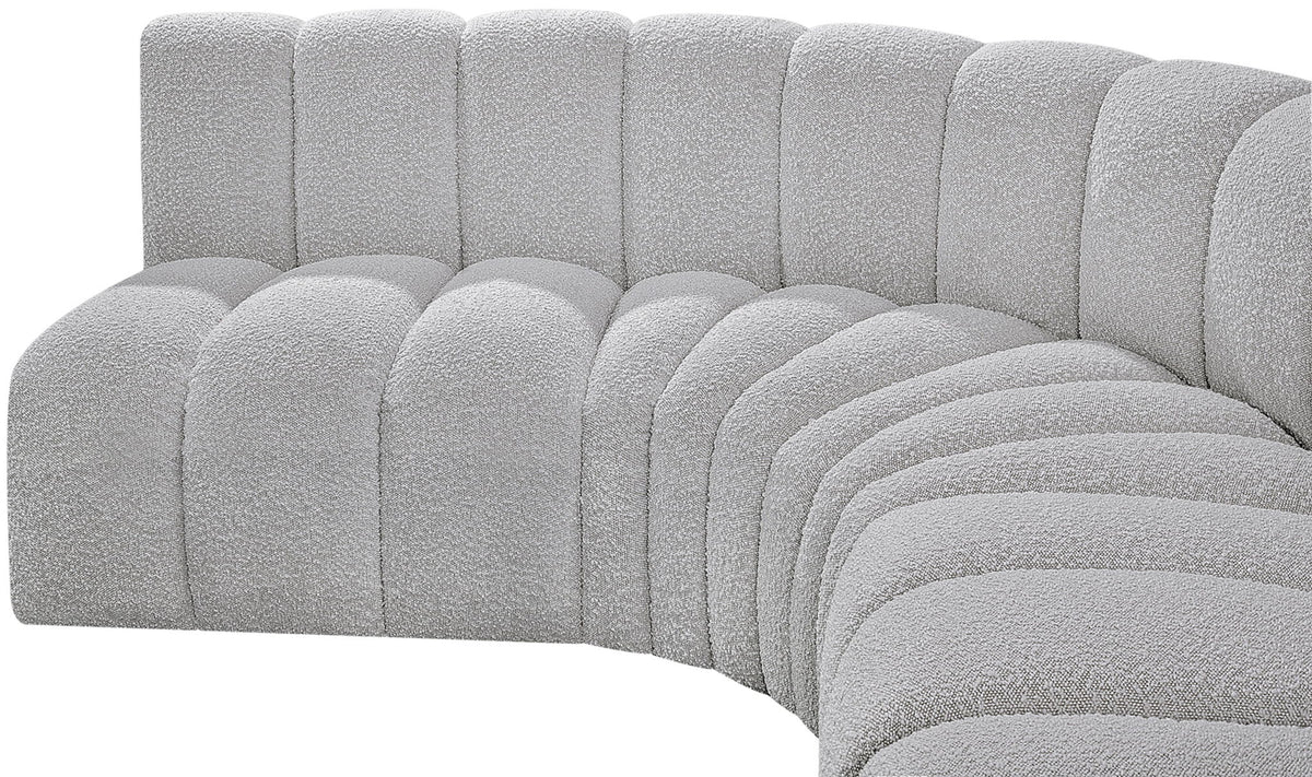 Arc - Boucle Fabric 8 Piece Modular Sofa
