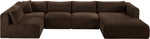 Shaggy - 5 Piece Modular U-Shaped Sectional