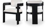 Sacha - Velvet Dining Chair With Black Base (Set of 2)