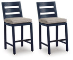 East Beach - Barstool (Set of 2) - Blue