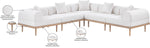 Laguna - 5 Piece 106.5" Upholstered Outdoor Patio Modular Sectional