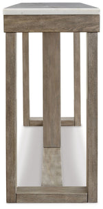 Loyaska - Sofa Table - Brown / Ivory