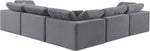 Comfy - 5 Piece Velvet Modular Corner Sectional