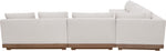 Solace - Olefin 5 Piece Outdoor Patio Modular Sectional