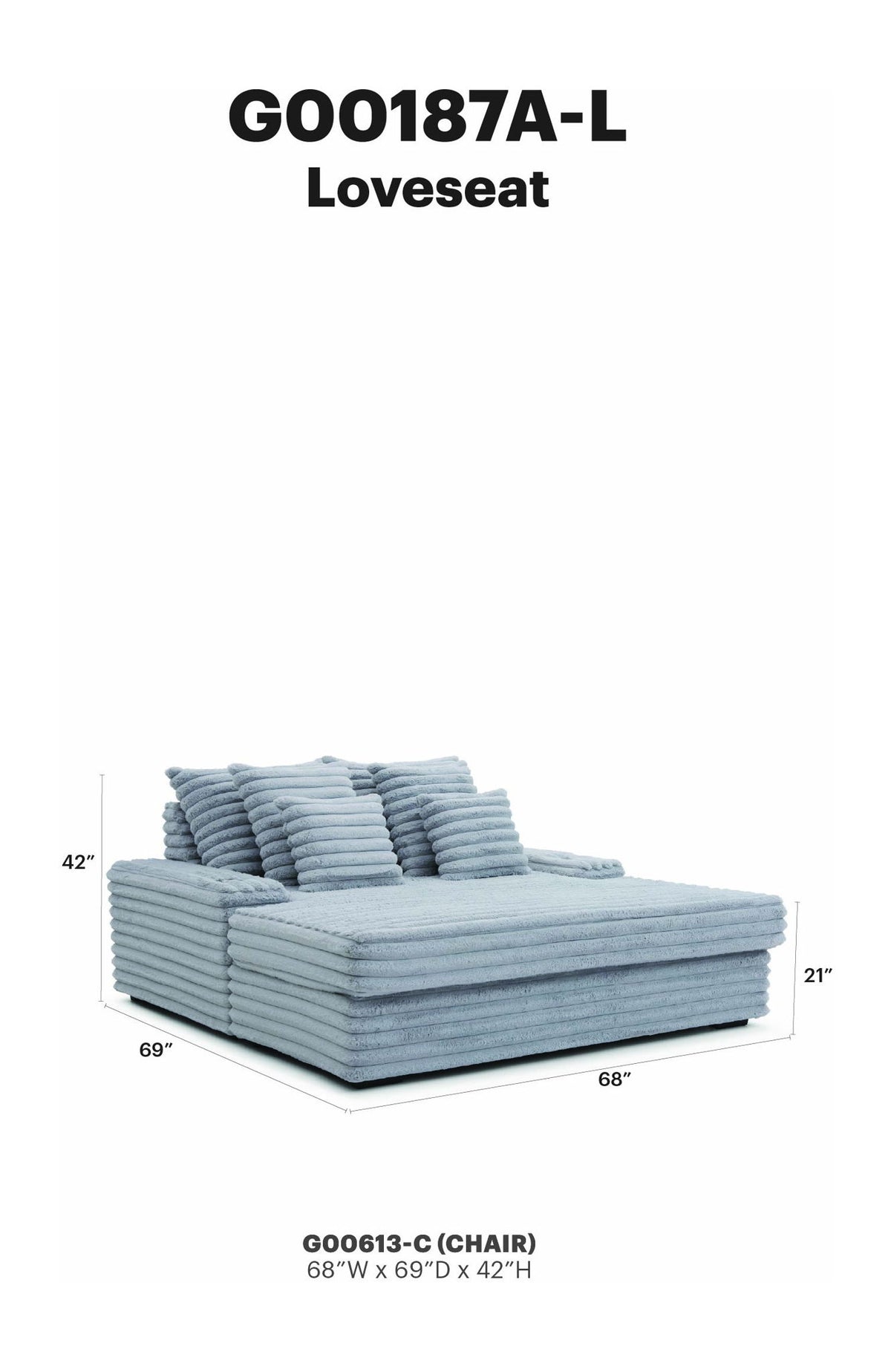 Glory Furniture - Oasis - Chaise