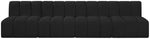 Arc - Boucle Fabric 4 Seats Modular Sofa