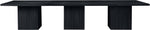 Belinda - Wood Mid-Century Modern Modular Dining Table - Black