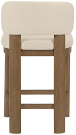 Paloma - Faux Leather Upholstered Counter Stool (Set of 2) - Brown Frame