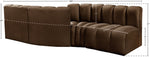 Arc - Velvet 4 Piece Sofa