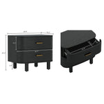 Manhattan Solara - Solid Wood Nightstand
