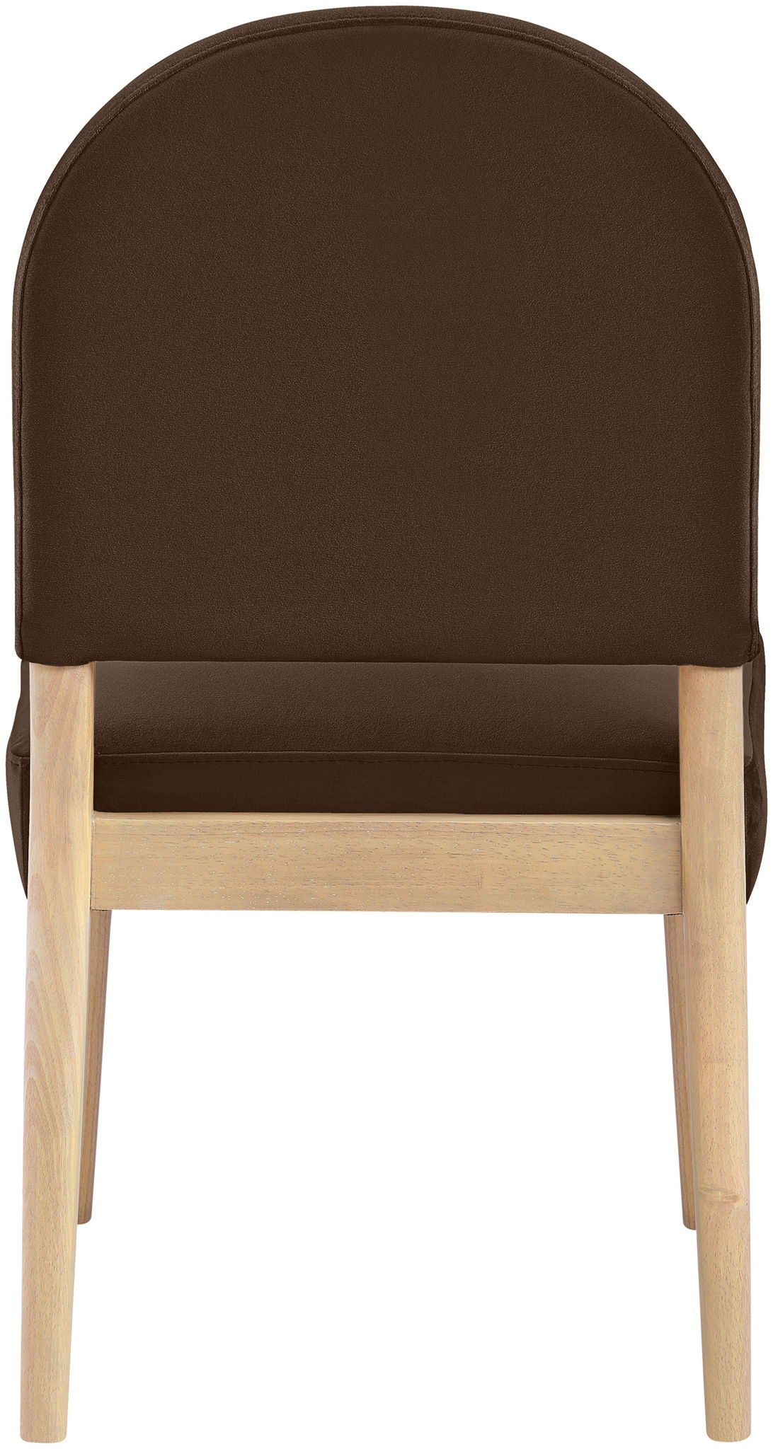 Varinelle - Velvet Dining Chair (Set of 2) - Natural Frame