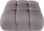 Orin - Velvet Performance Fabric Upholstered Modular Ottoman