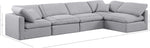 Indulge - Linen 5 Piece Modular Sectional