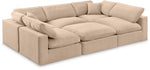 Comfy - 6 Piece Velvet Sectional