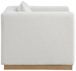 Alfie - Linen Textured Fabic Chair