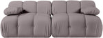 Orin - Velvet Performance Fabric Upholstered 2 Piece Modular Sofa