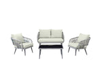 Manhattan Riviera - 4-Piece Conversation Outdoor Set