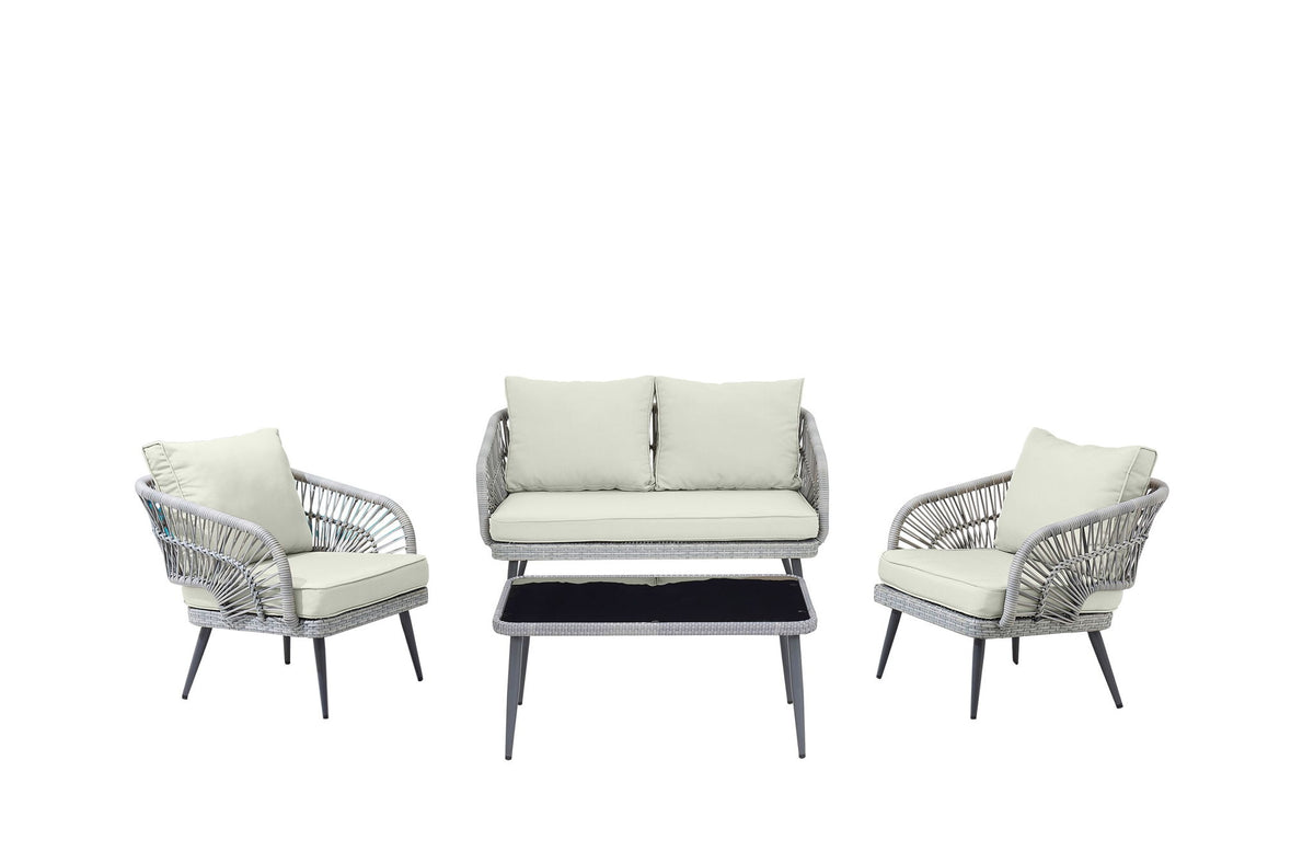Manhattan Riviera - 4-Piece Conversation Outdoor Set