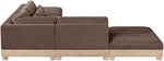 Turin - Chenille Fabric Upholstered Modular Sectional - Brown