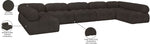 Ames - 7 Piece Boucle Fabric Modular Sectional