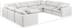 Indulge - Faux Leather 8 Piece Modular Sectional