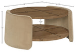 Wren - Velvet And Oak Veneer Coffee Table
