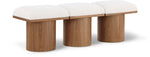 Pavilion - 3 Piece Modular Bench With Brown Base