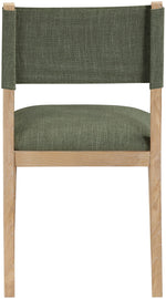 Avon - Linen Textured Performance Fabric Upholstered Dining Side Chair (Set of 2)