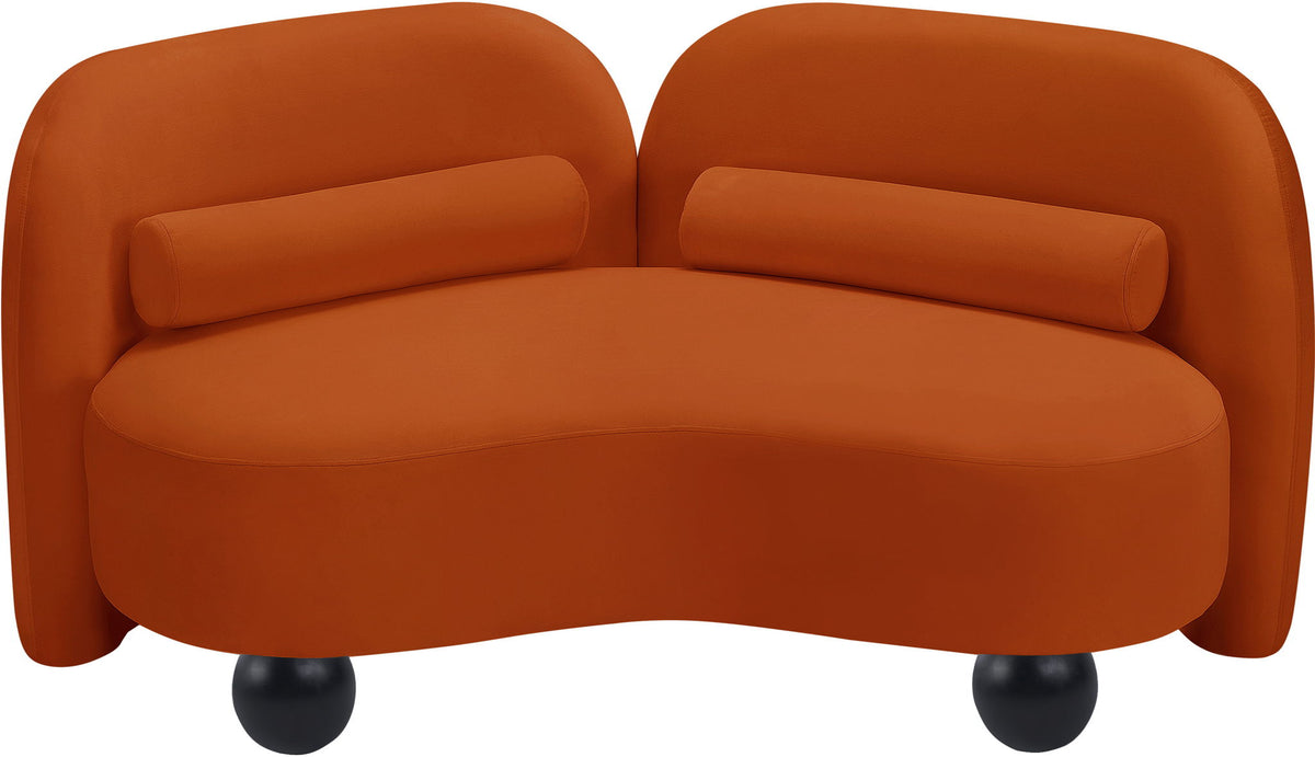 Daphne - Velvet Loveseat