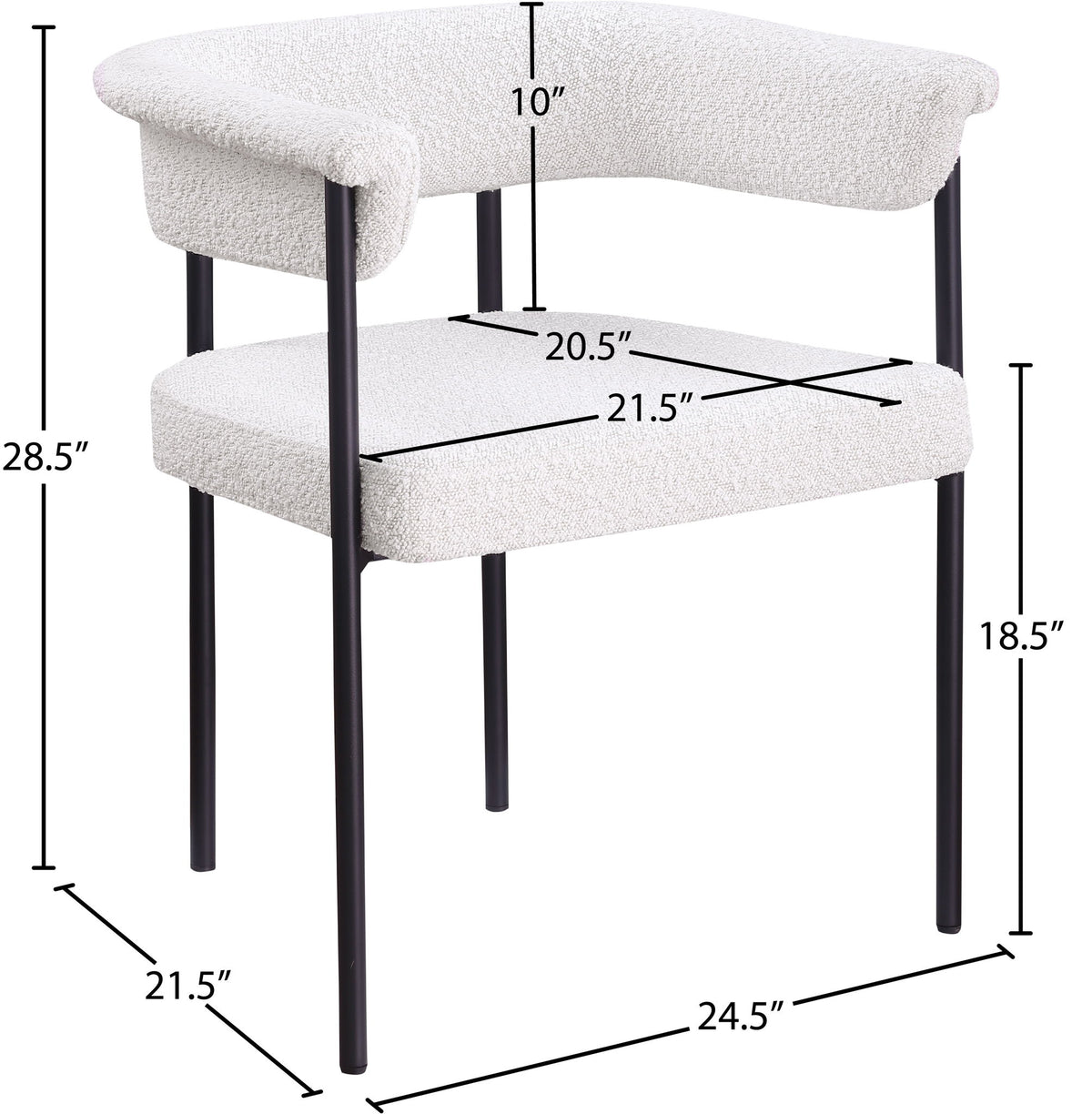 Malin - Boucle Dining Chair (Set of 2)