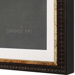 Florals On Black - Framed Prints (Set of 4) - Black