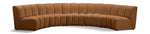 Infinity - 5 Piece Modular Sectional - Saddle