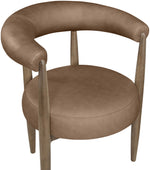Sable - Vegan Leather Upholstered Dining Chair (Set of 2) - Brown Base