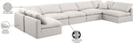 Indulge - Linen 7 Piece Modular U-Shaped Sectional