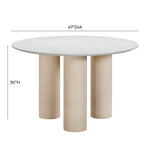 Parcino - Concrete Indoor / Outdoor Dining Table - Terrazzo