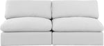 Comfy - Linen Modular Armless Sofa 2 Seats