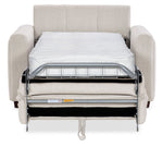 SS - Griffin Twin Sleeper Chair - New Page Flax