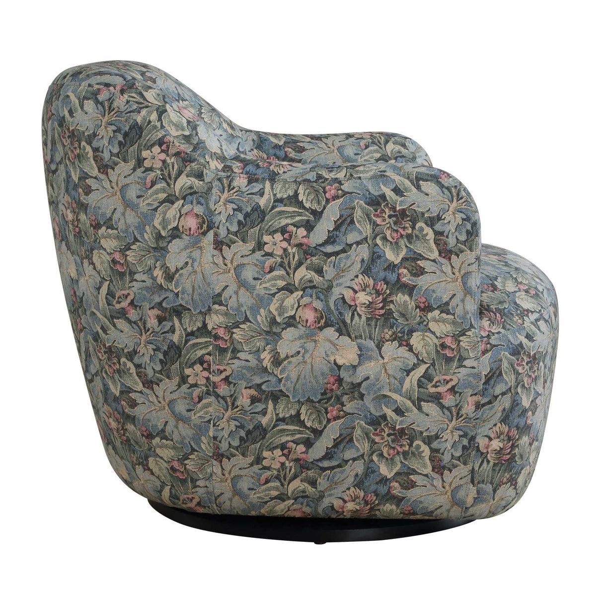 Ansel - Tapestry Swivel Chair - Green