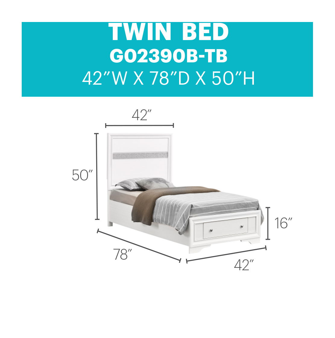 Glory Furniture - Madrid - Bed