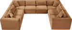 Shaggy - Fabric 8 Piece Modular U-Shaped Sectional