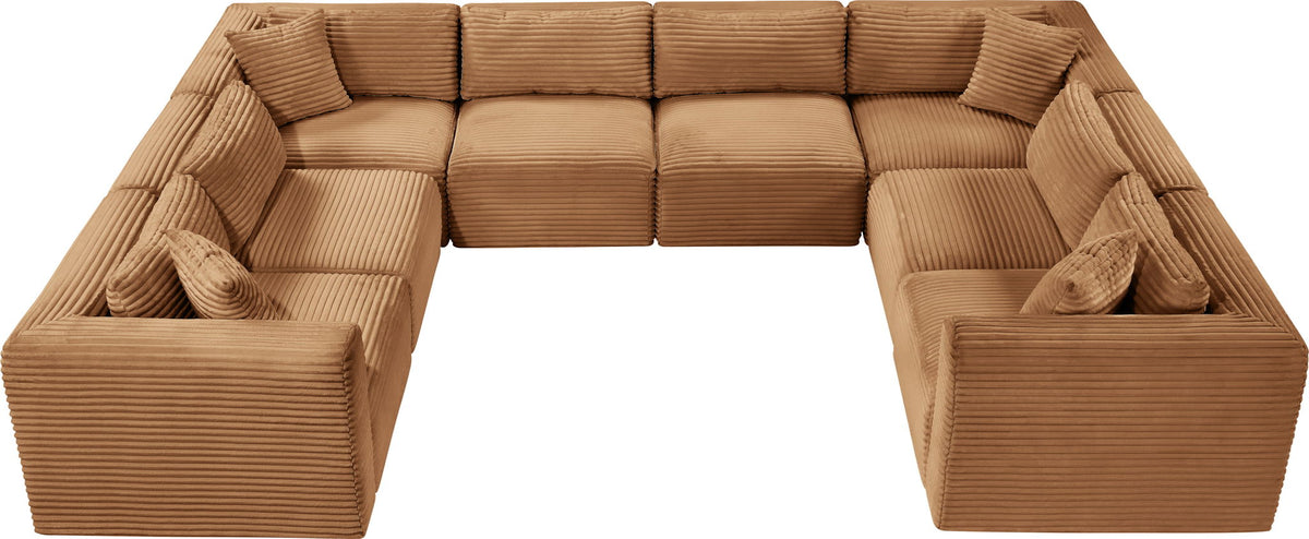 Shaggy - Fabric 8 Piece Modular U-Shaped Sectional