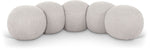 Apollo - Boucle Fabric Bench